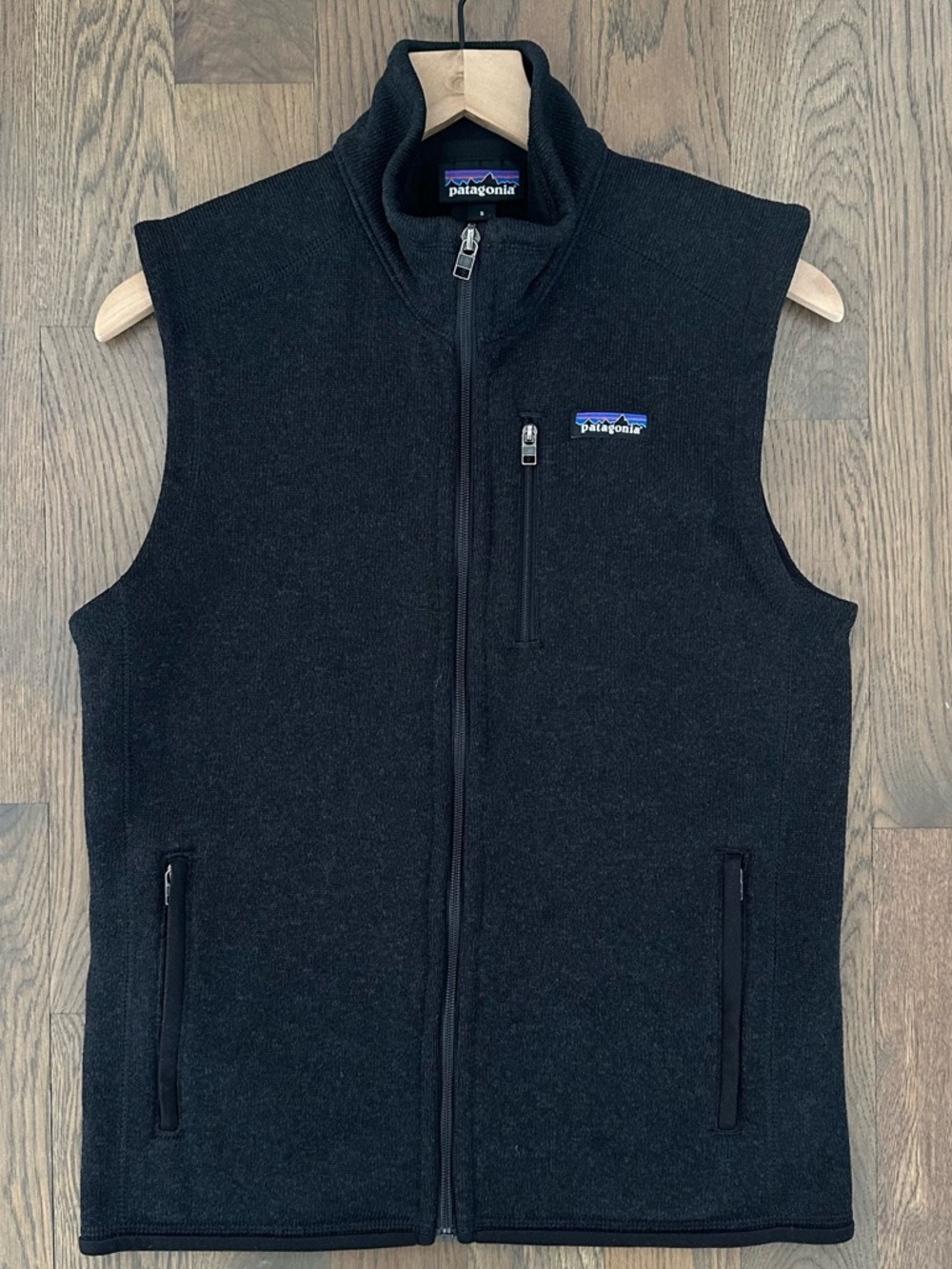 Patagonia Men's Better Sweater Knit Sleeveless Vest in Black Small